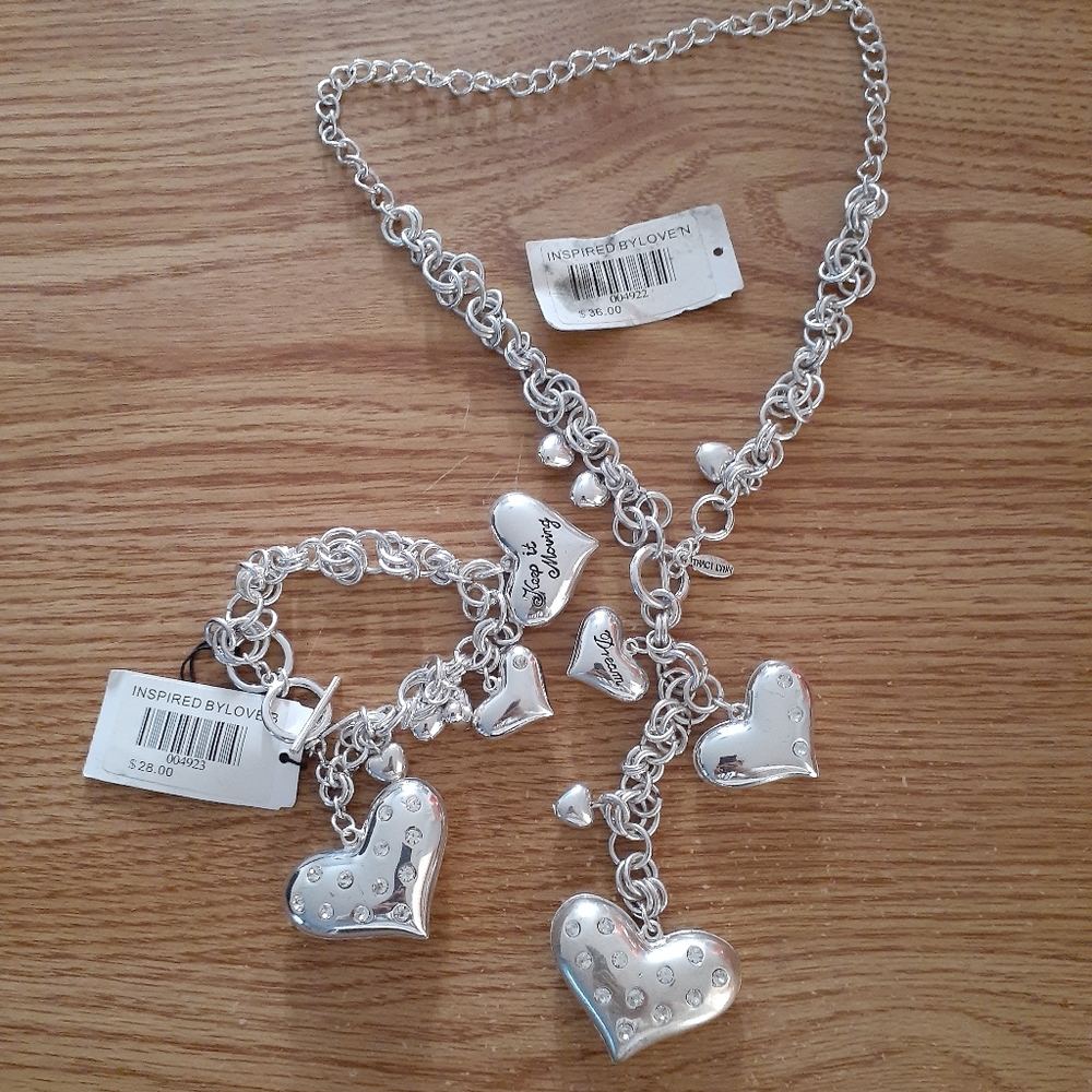 Traci Lynn Inspired by Love n Necklace & Bracelet - Picture 1 of 4